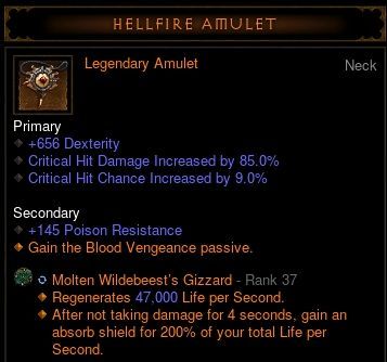 HELLFIRE AMULET